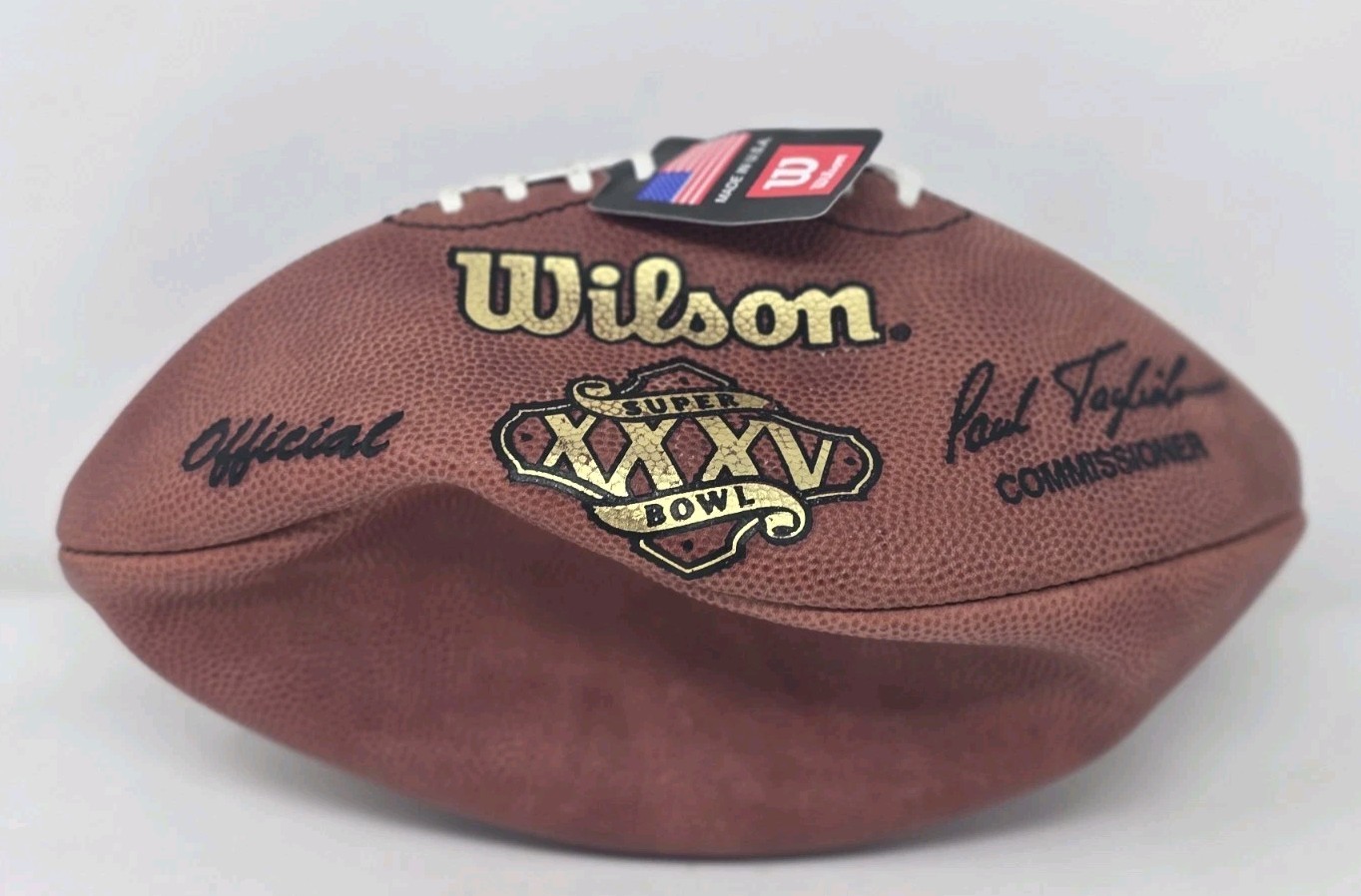 Super Bowl XXXV Official Wilson Game Football – Authentic NFL Collectible Read*