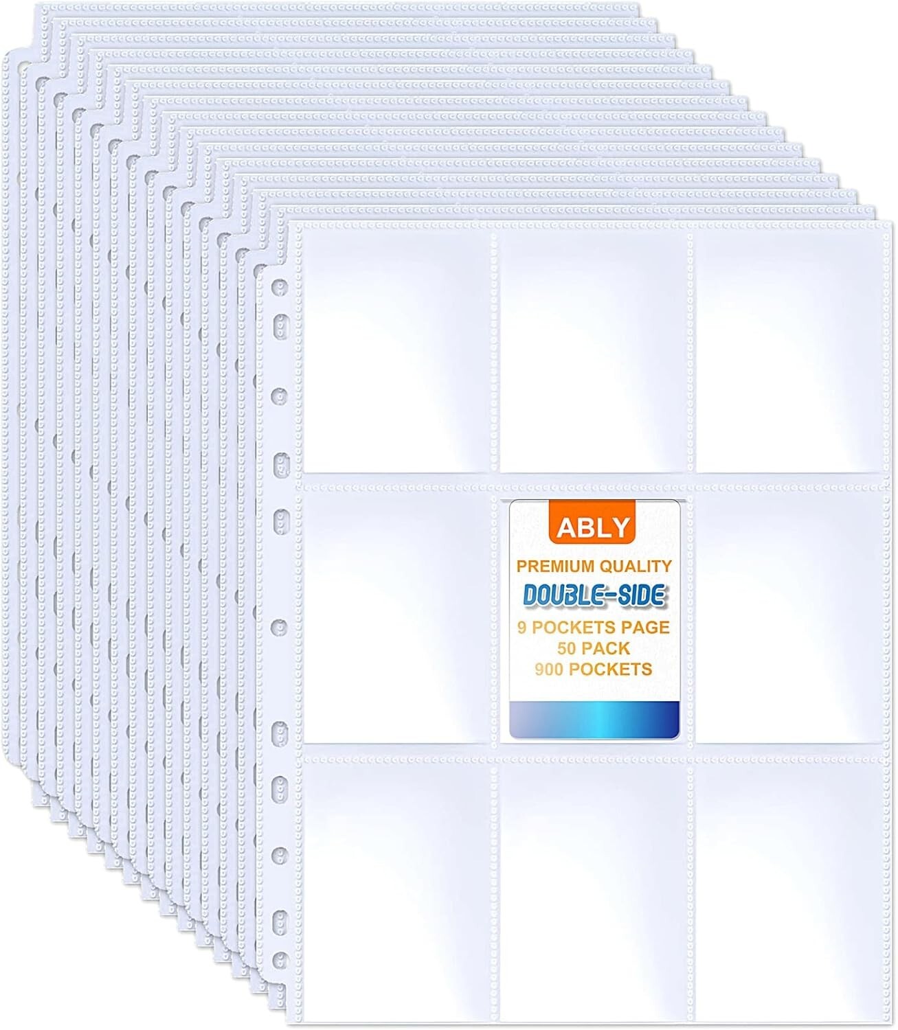 900 Pocket Double-Sided Trading Card Binder Sleeves – Perfect for Collectors