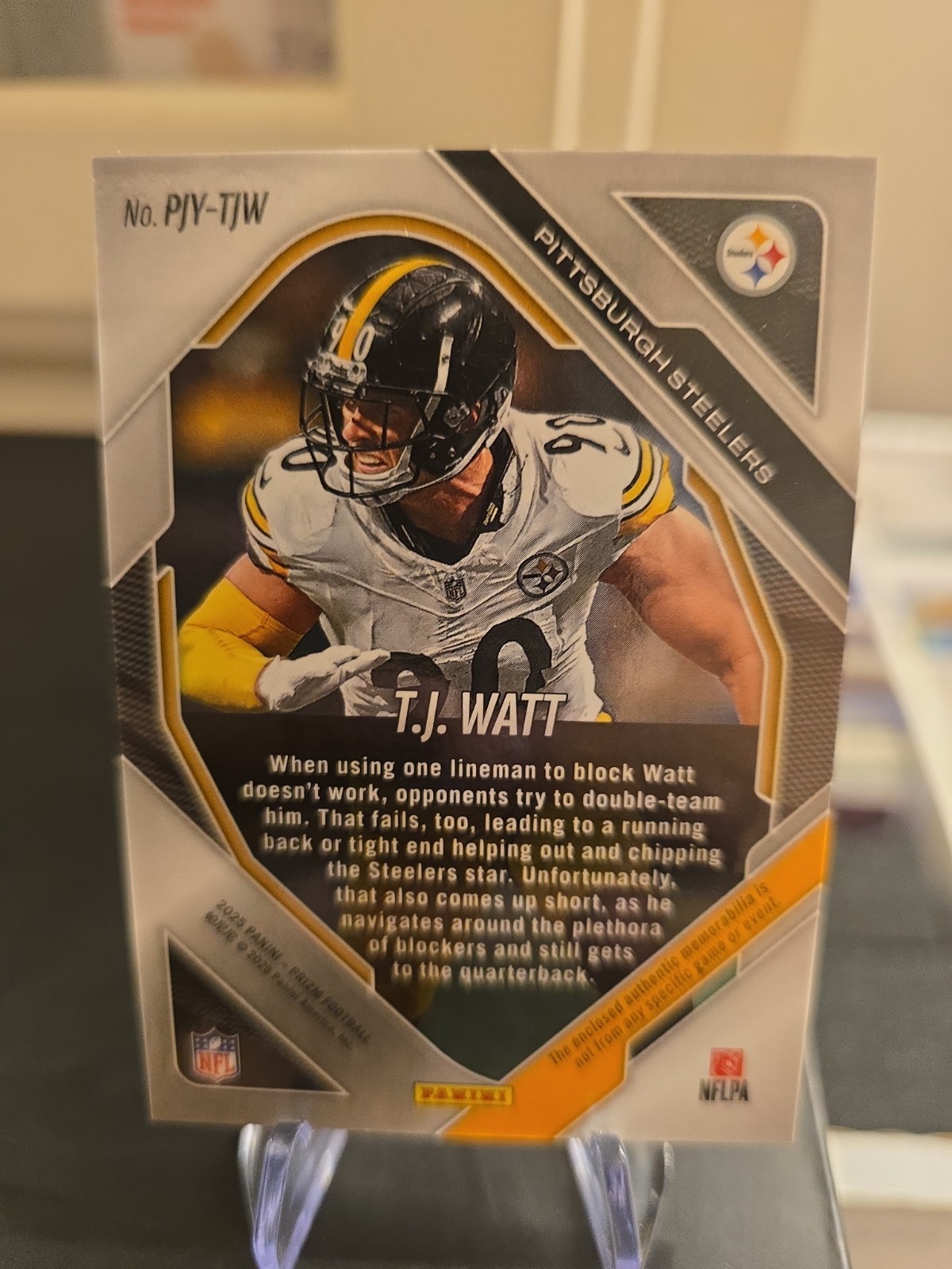 2025 Panini Prizm – Premier Jerseys T.J. Watt #PJY-TJW (MEM)