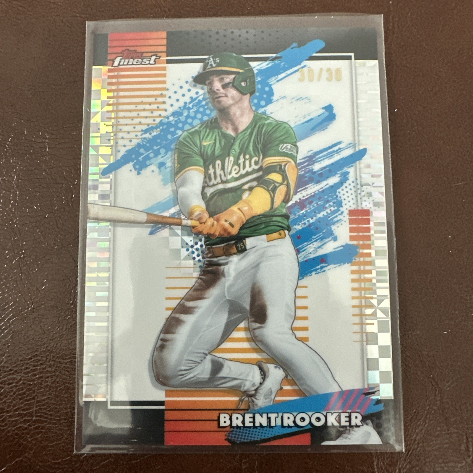 2026 Topps Finest Brent Rooker Uncommon 30/30 #126 Athletics