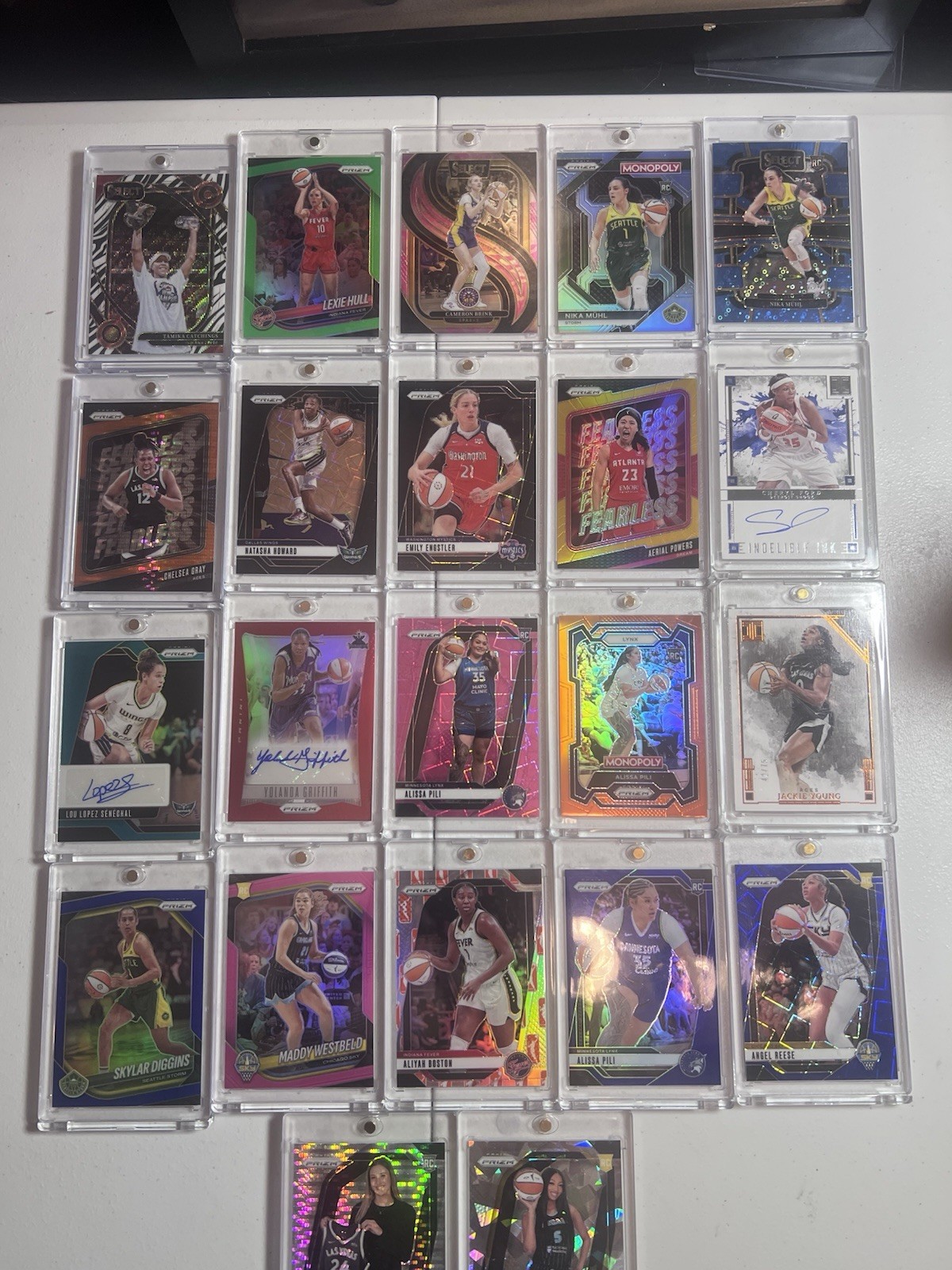WNBA Lot 217 Cards Lots of Stars Rookies and Inserts Various Players