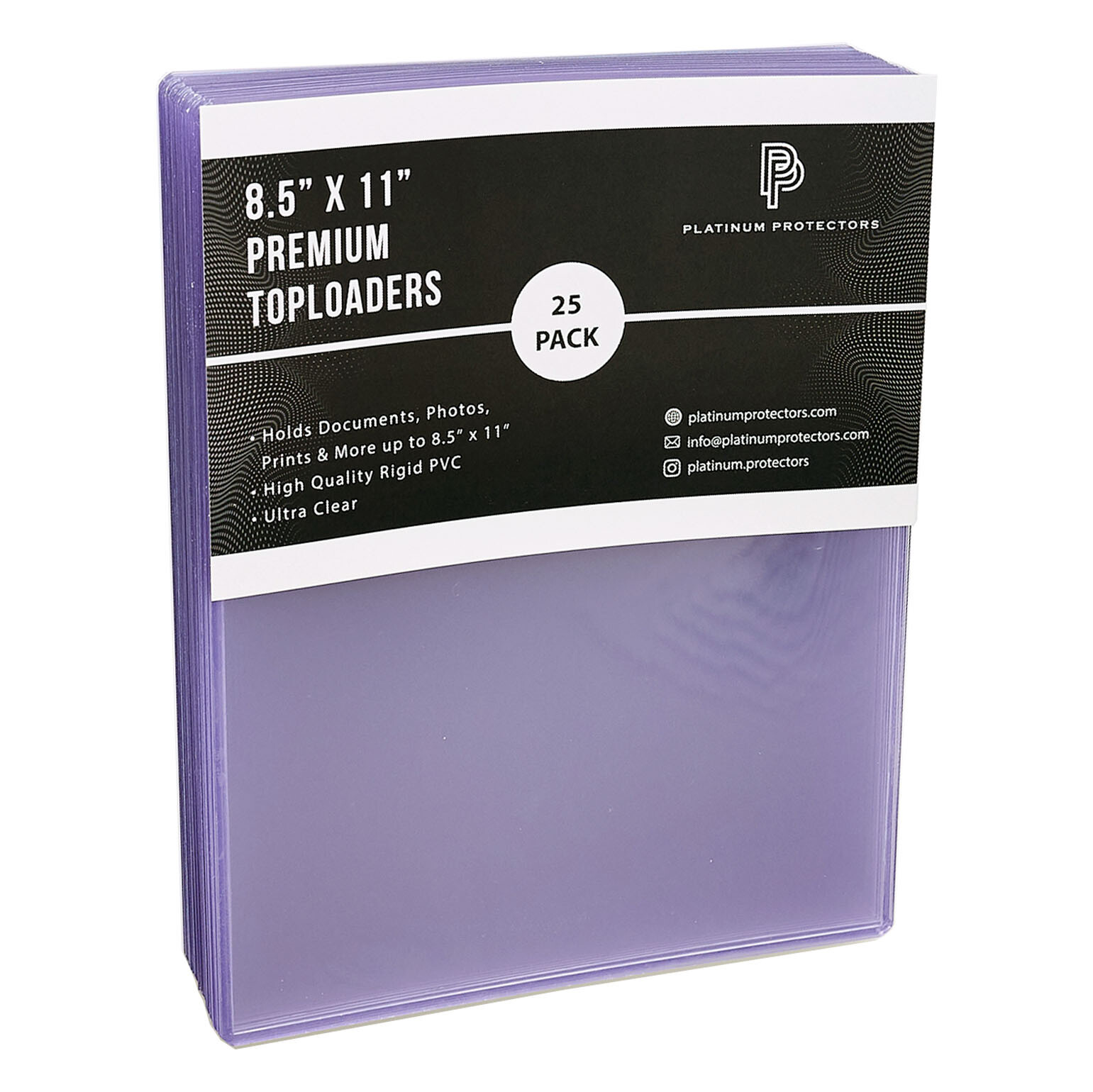 Platinum Protectors 8.5×11 Toploaders Premium Photo Plastic Rigid Holders