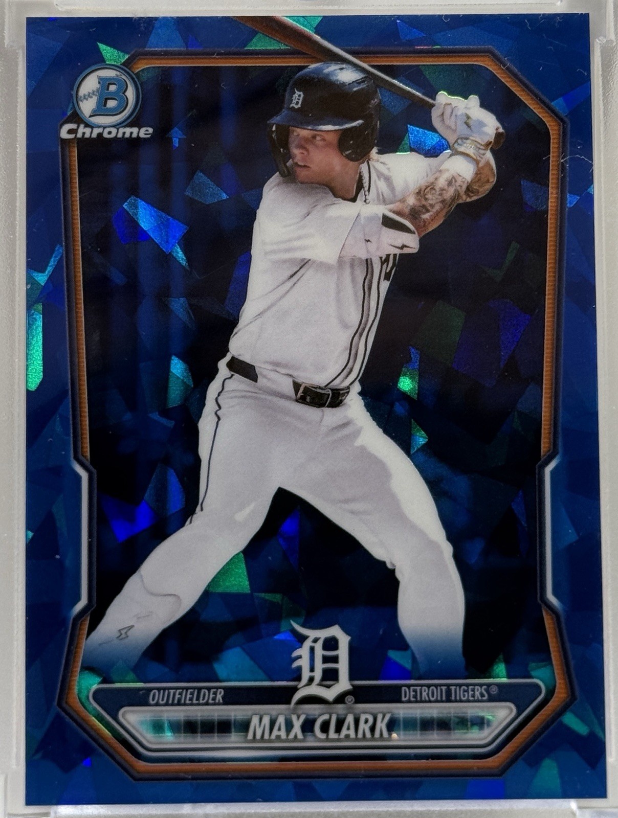 2026 Bowman sapphire #BCP-2 Max Clark Chrome Prospects