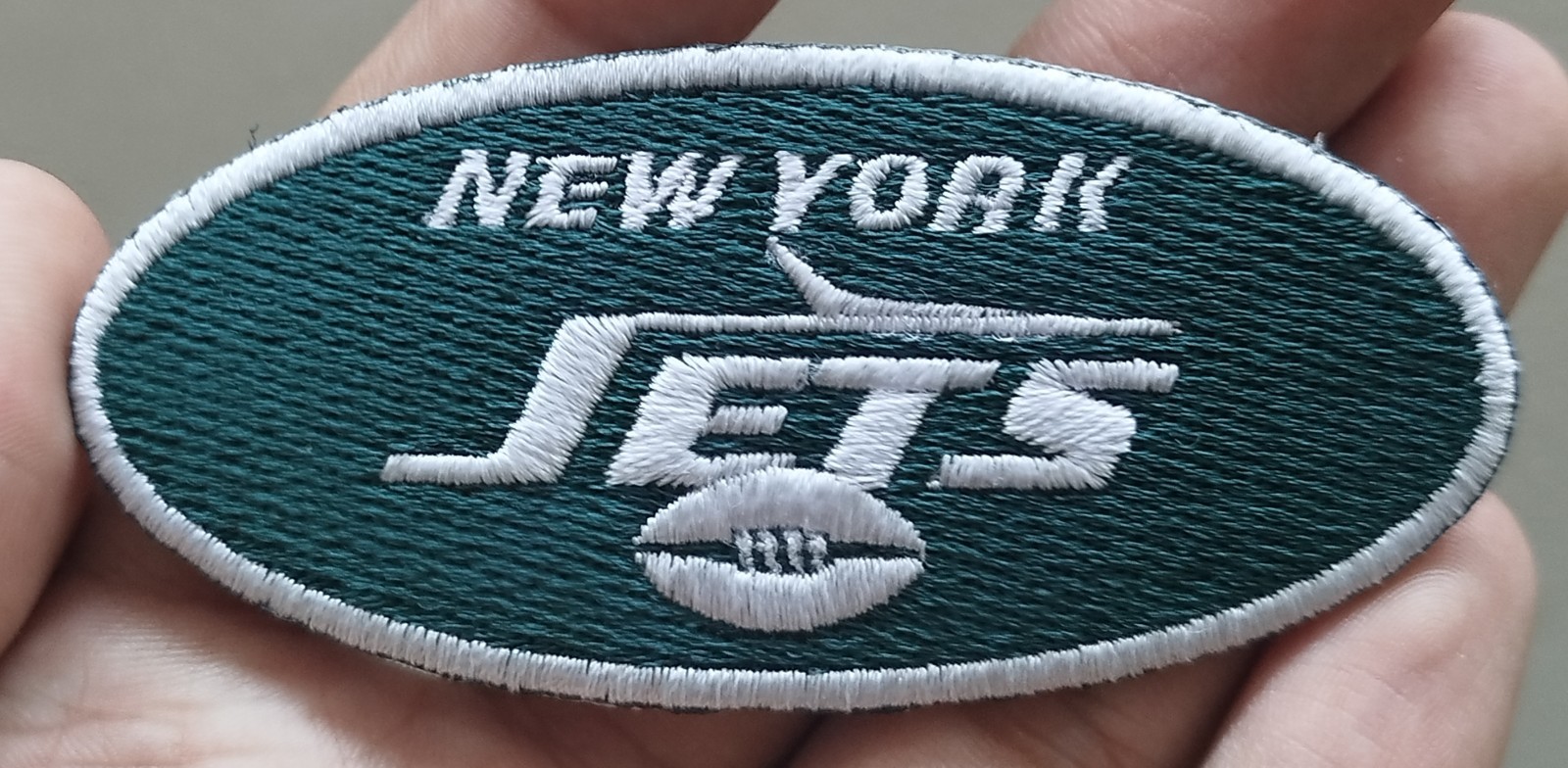 New York Jets NFL Team Logo Iron On Patch – Sew Patch – Embroidered Patch