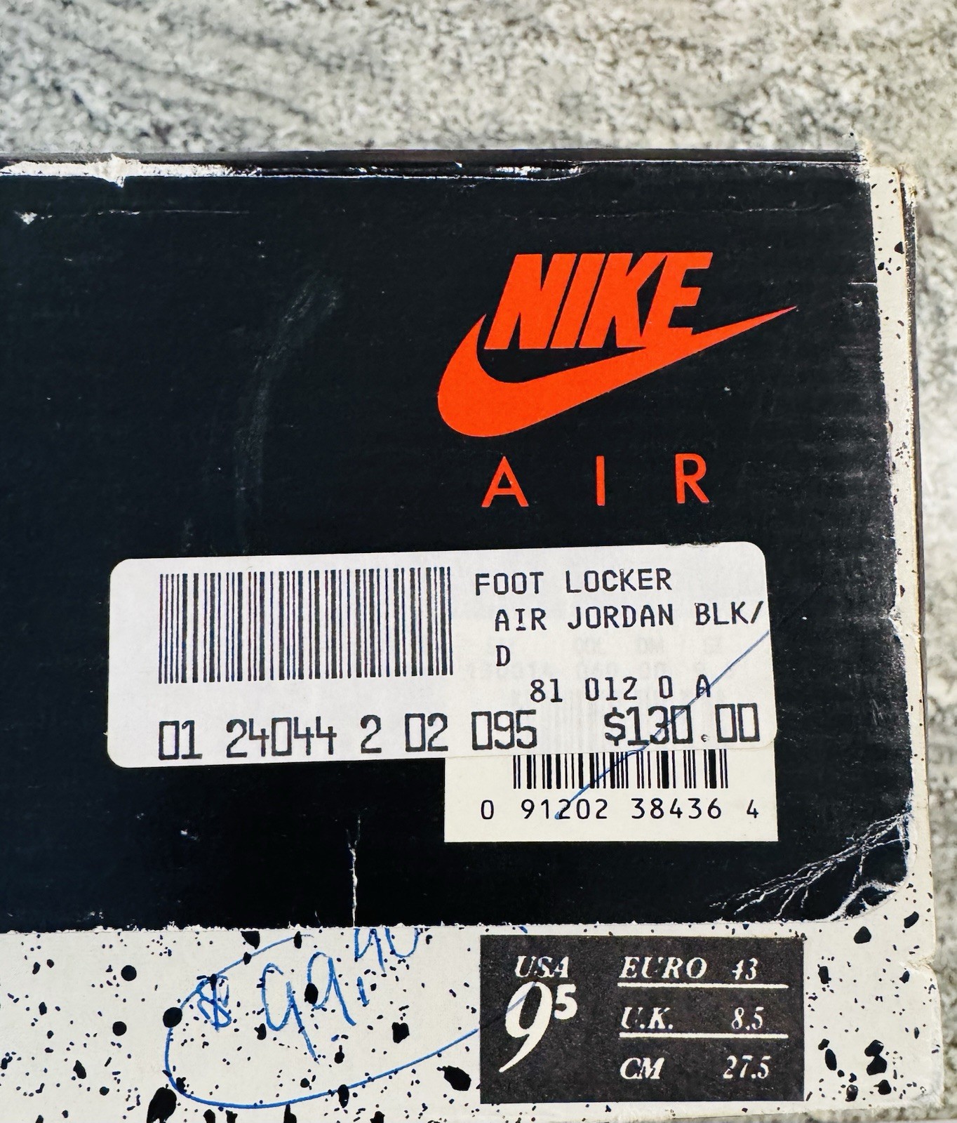 ORIGINAL BOX ONLY for Air Jordan VII Men’s Athletic Sneakers – no shoes included