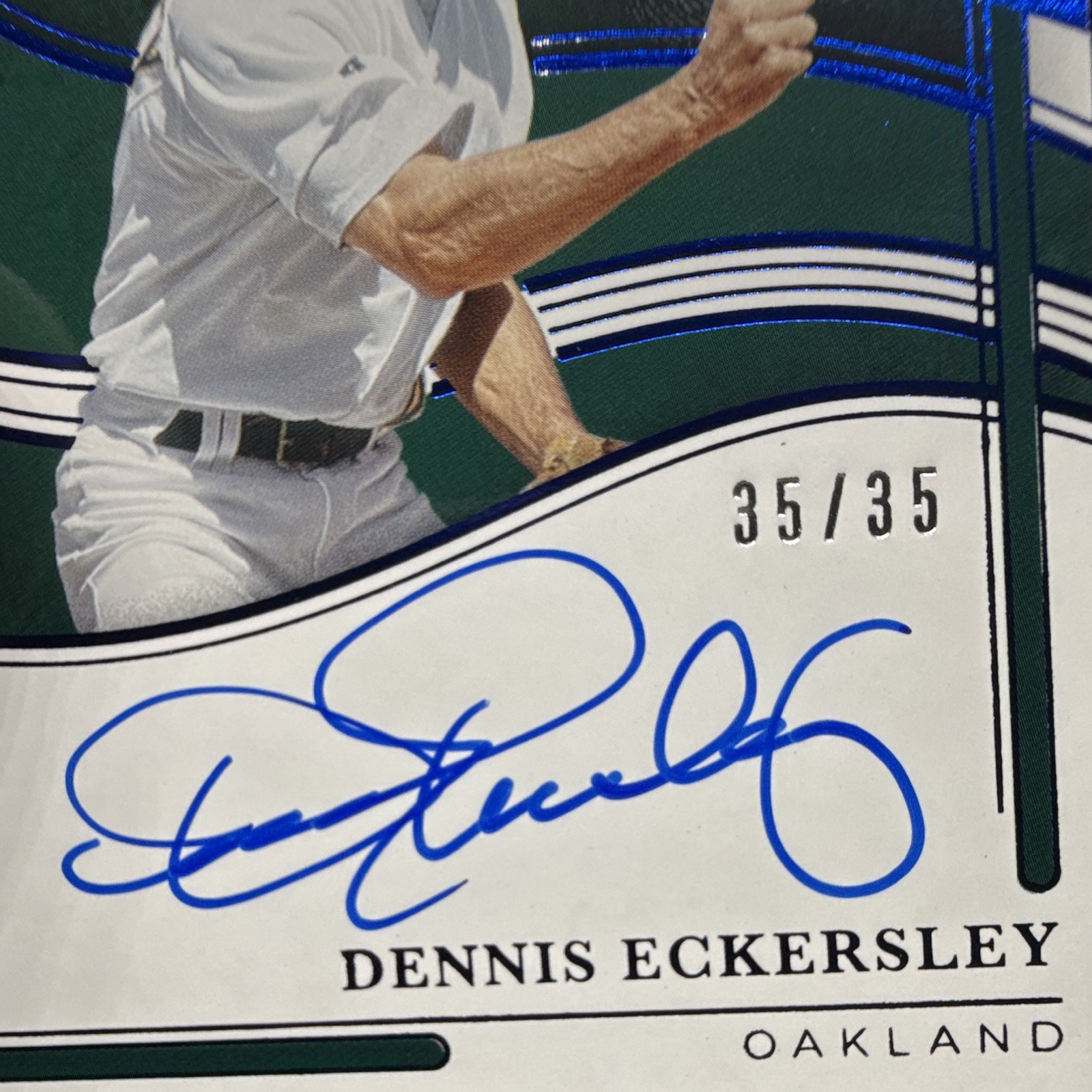 Panini Immaculate 2026 Dennis Eckersley Enshrined Auto #ES-DE 35/35