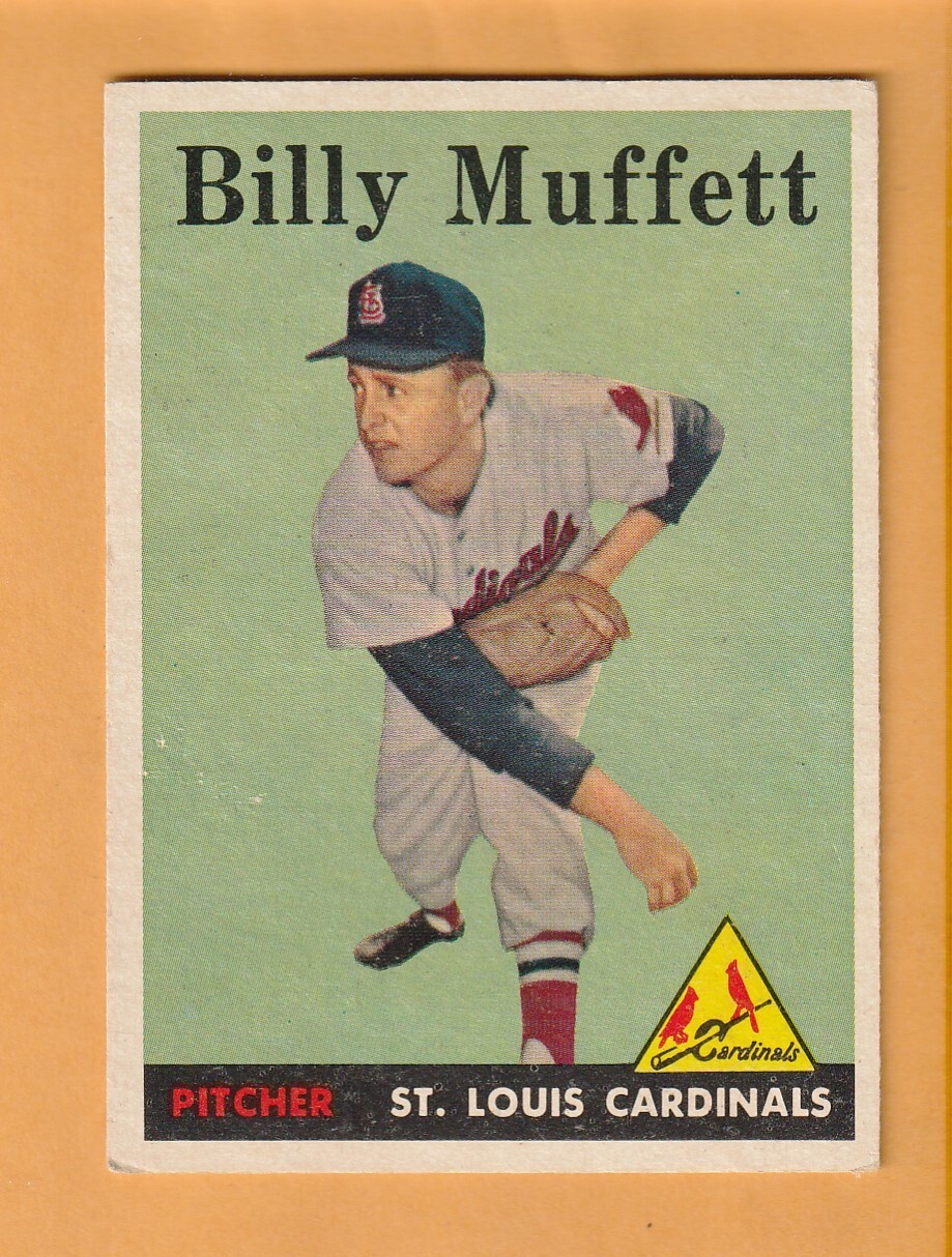 Billy Muffett St. Louis Cardinals 1958 Topps #143