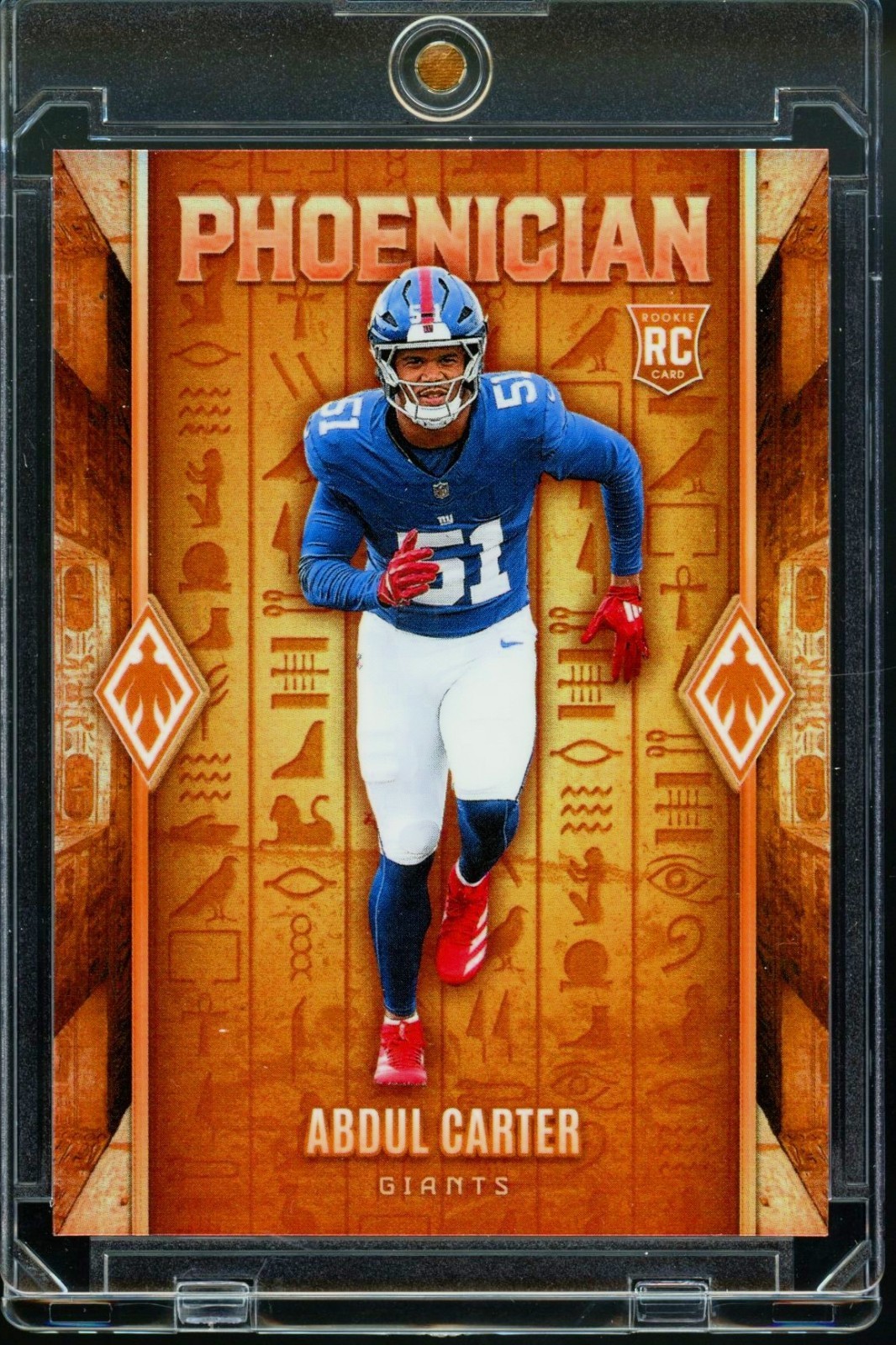 2025 Panini Phoenix Abdul Carter Phoenician SSP Case Hit Rookie