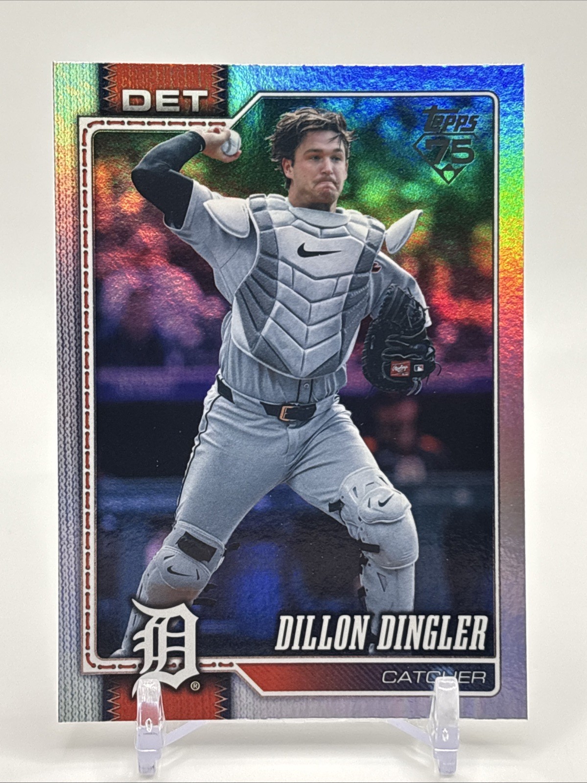 2026 Topps Series 2 – Dillon Dingler #351 Rainbow Foil – Detroit Tigers