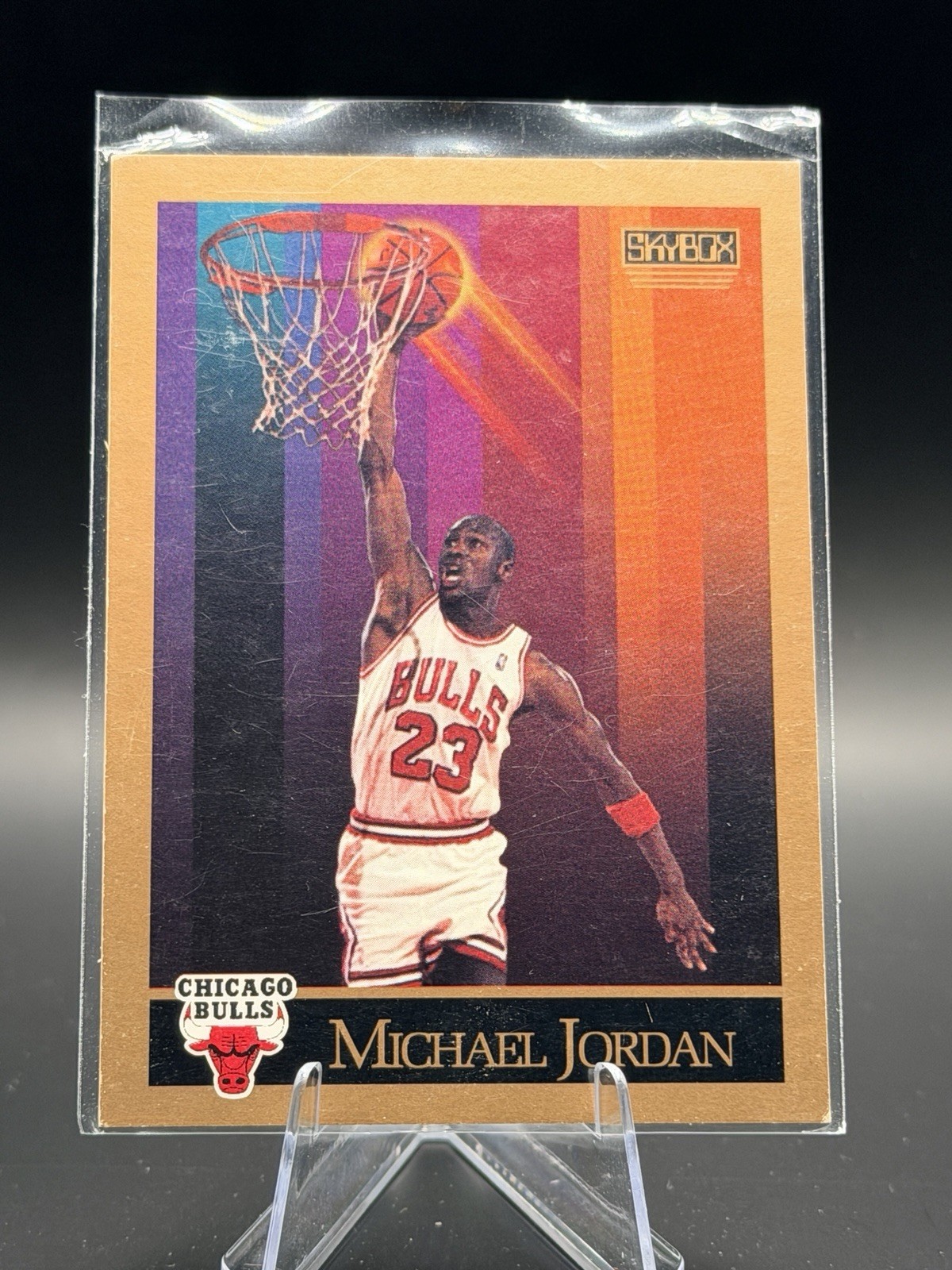 SkyBox 1990 NBA Michael Jordan #41 Chicago Bulls Basketball Trading Card
