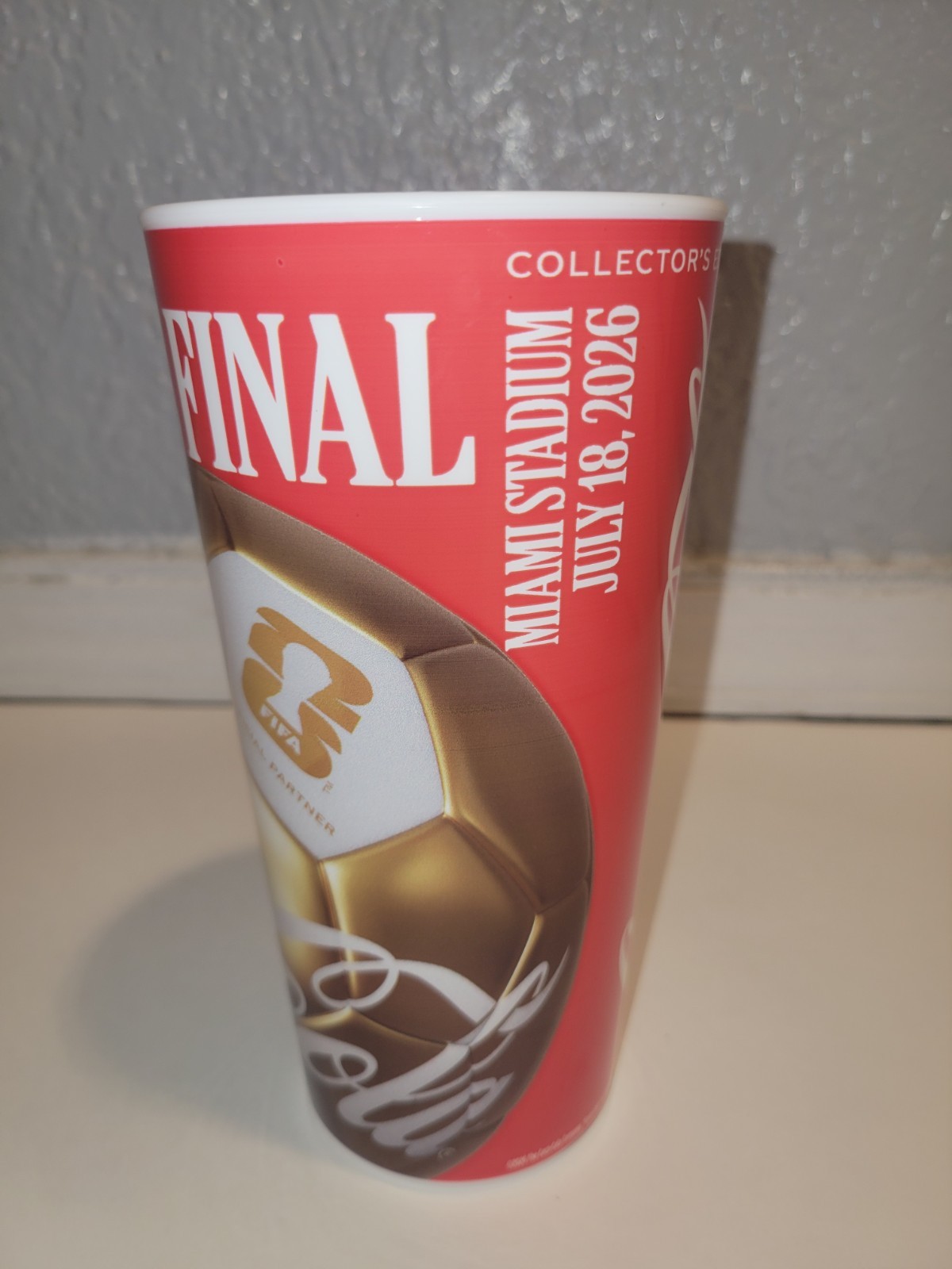 New 2026 FIFA World Cup Bronze Final Souvenir Cups Coca-Cola Collectors Edition