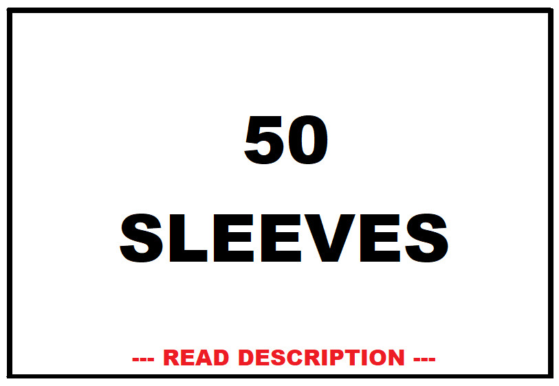 50 BCW Thick Jersey Loose Penny Sleeves Sports Cards Gaming FREE SHIPPING