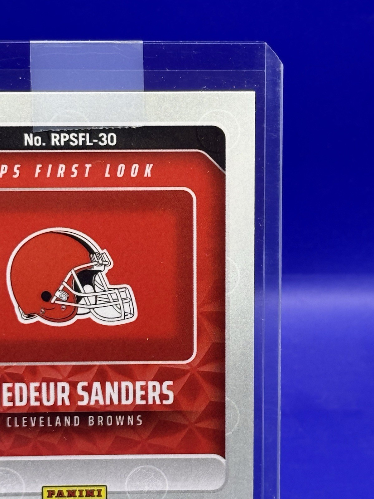 2025 Panini Instant NFL Shedeur Sanders RPS First Look #RPSFL-30 Rookie