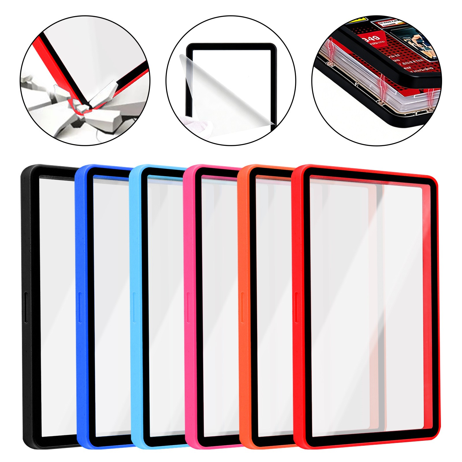 6PCS Acrylic Slab Plastic Case For PSA CGC Graded Cards Guard Protector Bumper