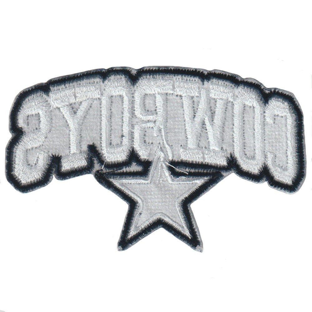 10 pcs Texas Dallas Cowboys Football Logo Size 3.3 in x 2.0 in Sew Iron On Patch