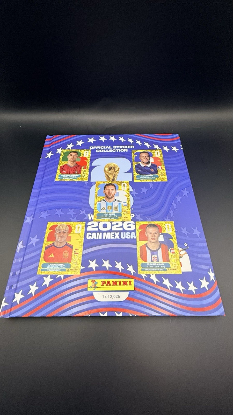 Panini WC2026 Gold Crumple Online Exclusive 980 Sticker Set/Limited HC/CC 12 Set