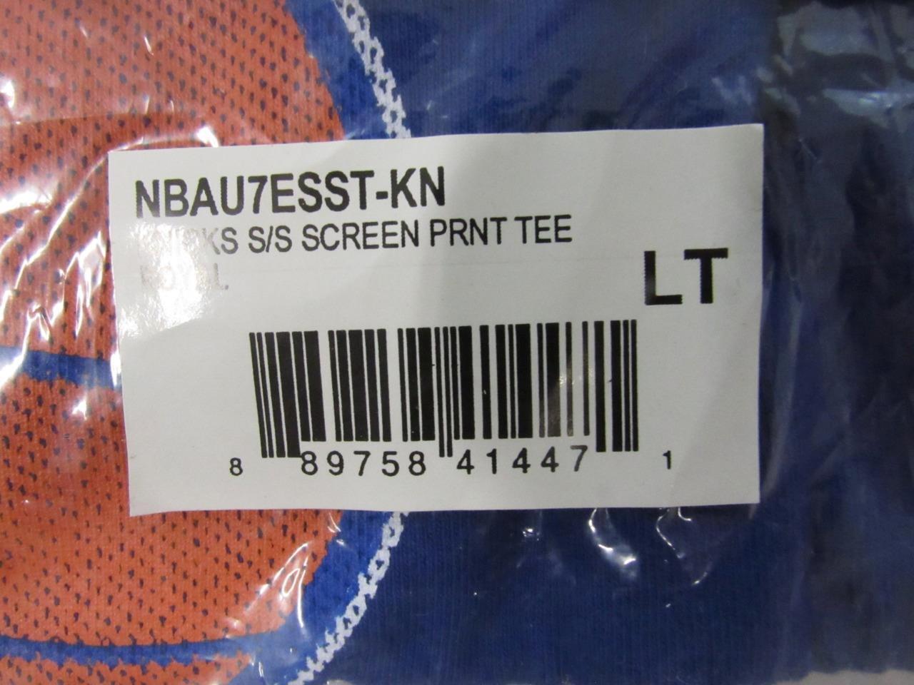 New York Knicks Mens Sizes L-XL-2XL-3XL-4XL-Tall Blue Majestic Shirt