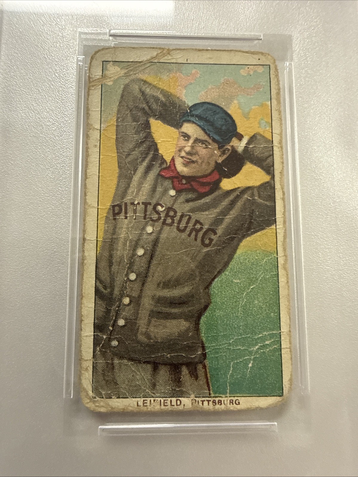 1909-11 T206 Lefty Leifield Pitching Piedmont 150 PSA Authentic Pittsburgh