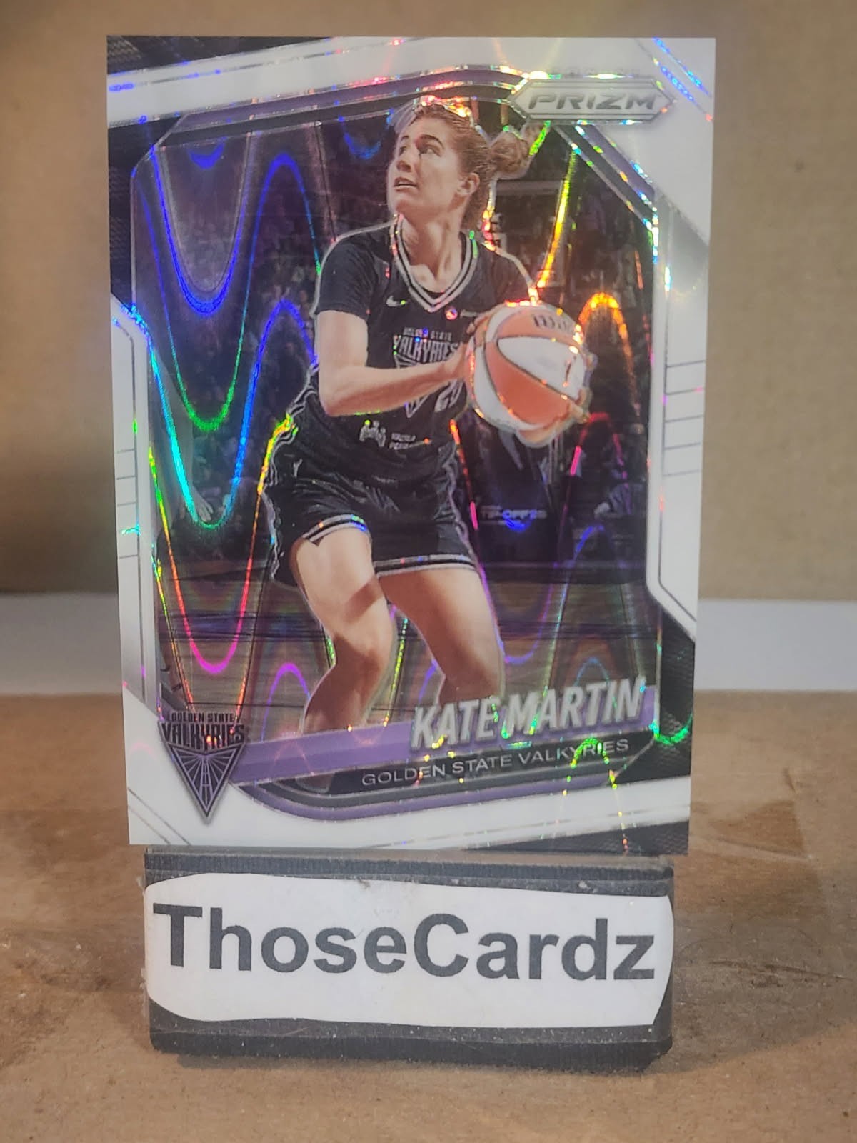 2025 Panini Prizm WNBA White Seismic Prizm #97 Kate Martin