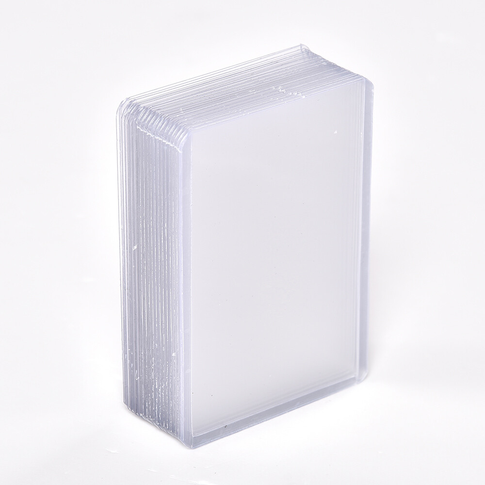 25 Platinum Protectors Clear Trading Card Sleeves Plastic Toploader Card Holders