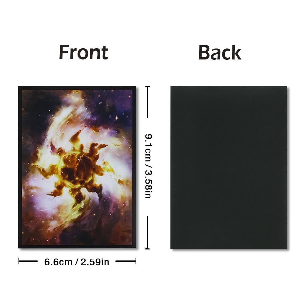 60pcs Art Card Sleeves (66x91mm) – Standard Size Trading Card Protectors – Hig