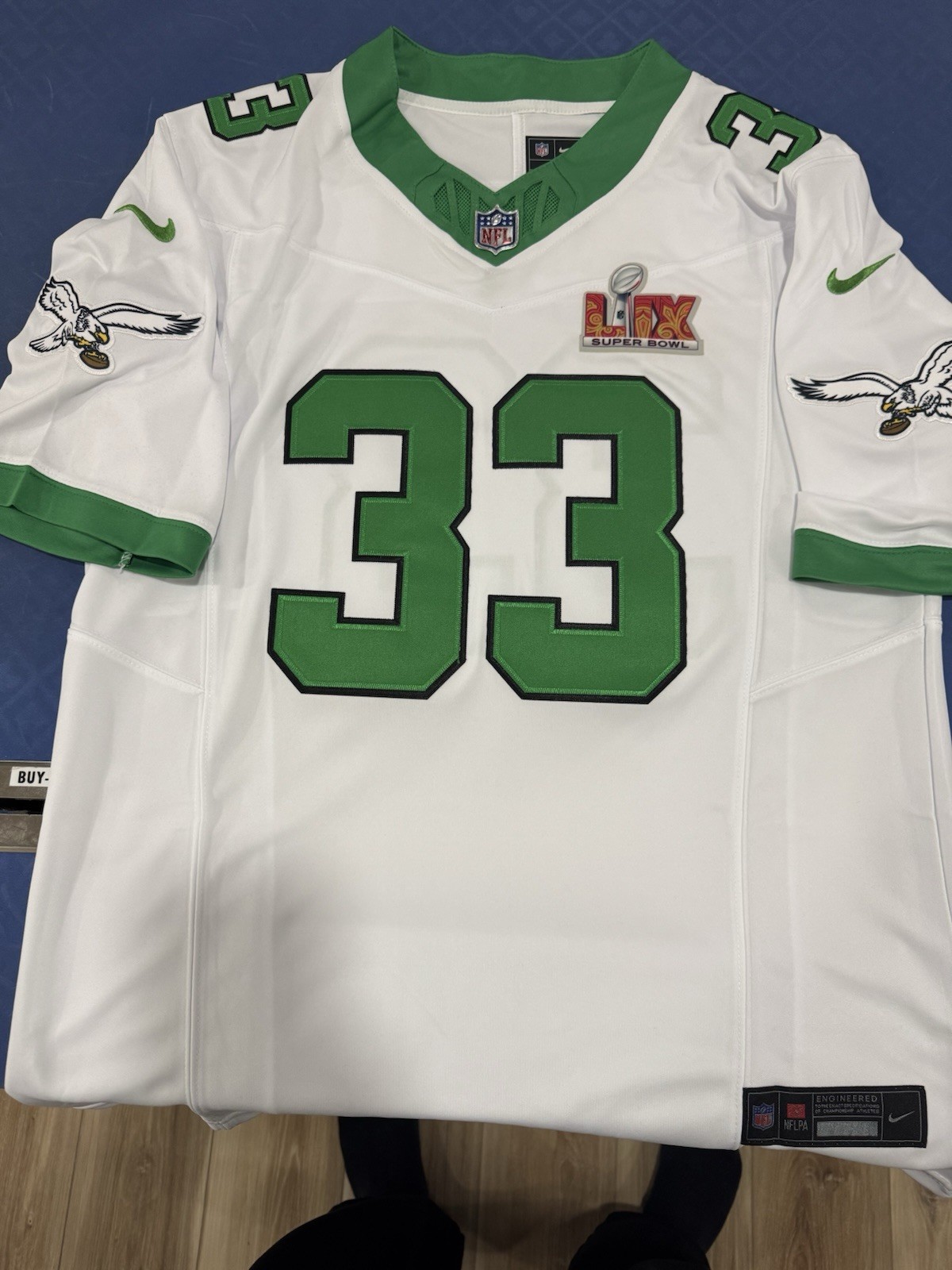 Cooper DeJean #33 Philadelphia Eagles Choice of Kelly Green All Stitched Jersey