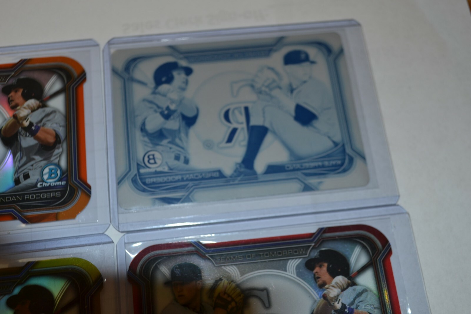 lot x5 2015 Bowman Draft #TDC-3 Brendan Rodgers Kyle Freeland 1/1 /5 /25 /50