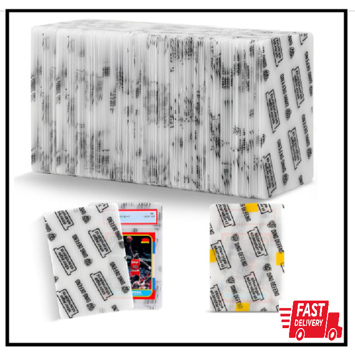 Card Protectors Trading Cards Shipping Supplies, 110-Pack 4” x 6” Graded Ca…