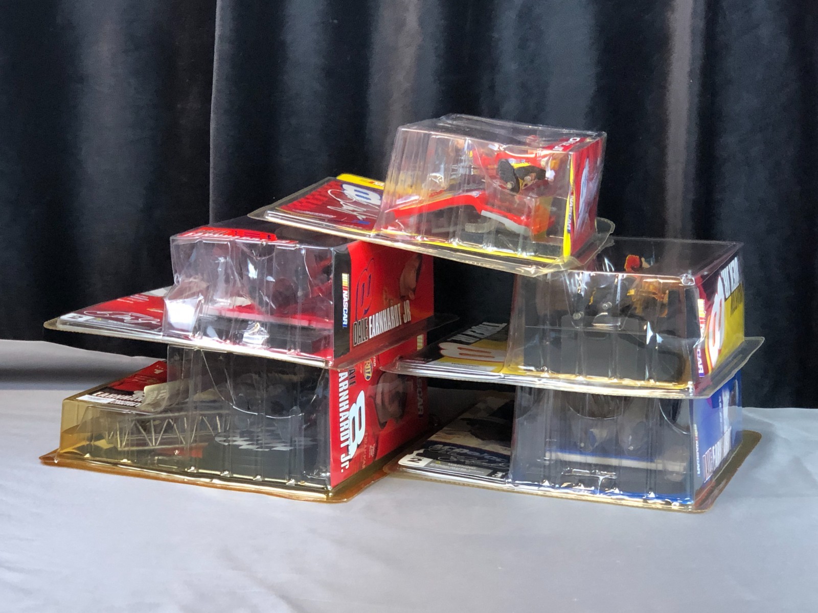 5 Action McFarlane DALE EARNHARDT SR/JR MARTIN TRUEX JR. Figure w/ Stand 6 1/2″
