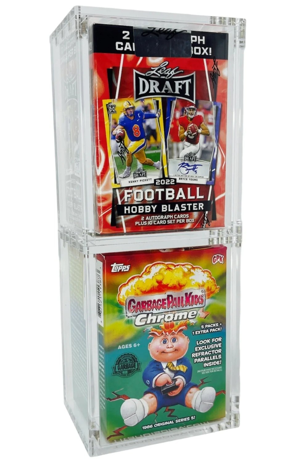 Acrylic Display Case Magnetic Lid FITS 2026 Topps Chrome DISNEY Blaster Box