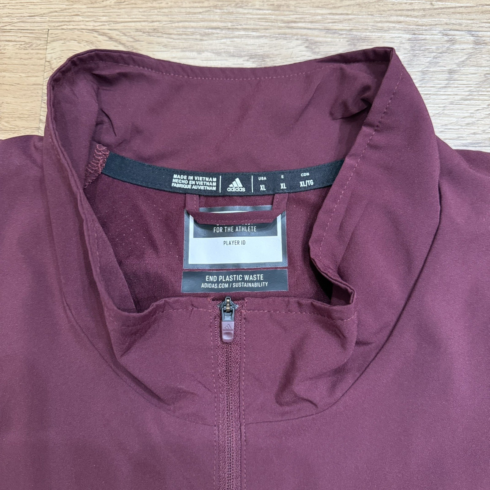 Mississippi State Bulldogs adidas Pullover Men’s Maroon 1/2 Zip Size XL