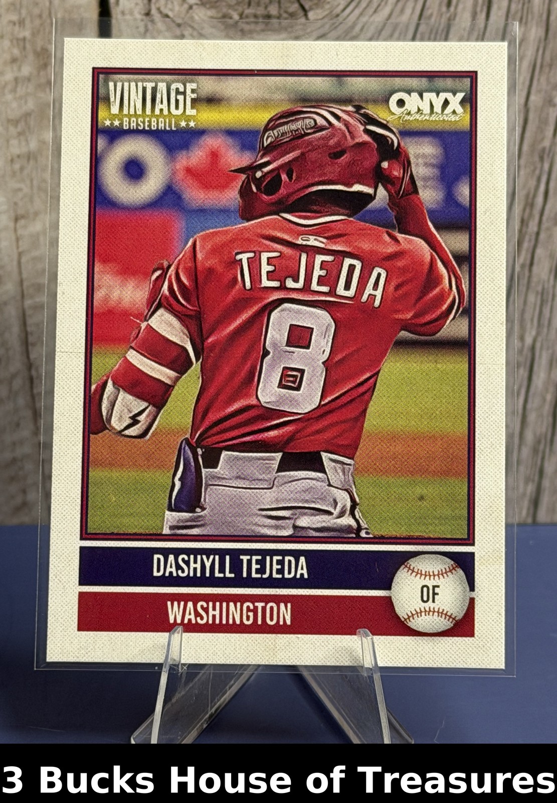 2024 Onyx Vintage Baseball Dashyll Tejeda #OV-RYJE Washington