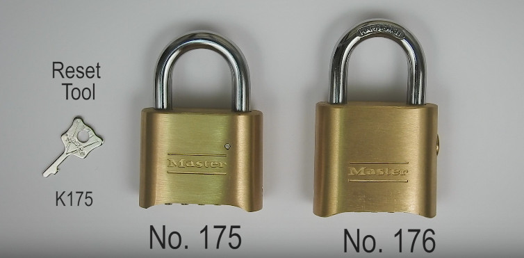 Master Lock Reset Control Key Combination Lock Padlock 175 177 178 New K175 Key