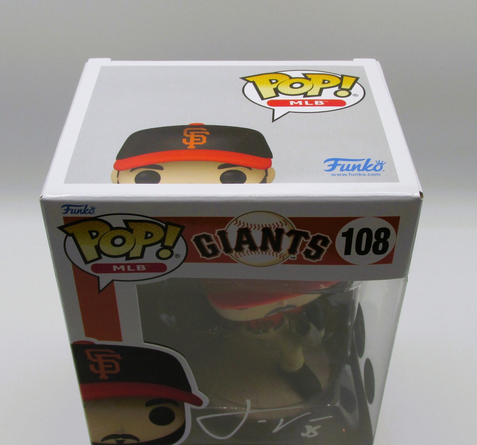 Justin Verlander Signed Funko In Case With COA (140215) (Giants)