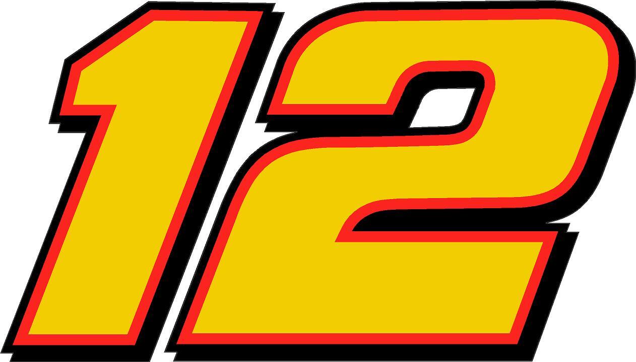 NEW FOR 2023 #12 Ryan Blaney Racing Sticker Decal Sizes SM-XL Various colors