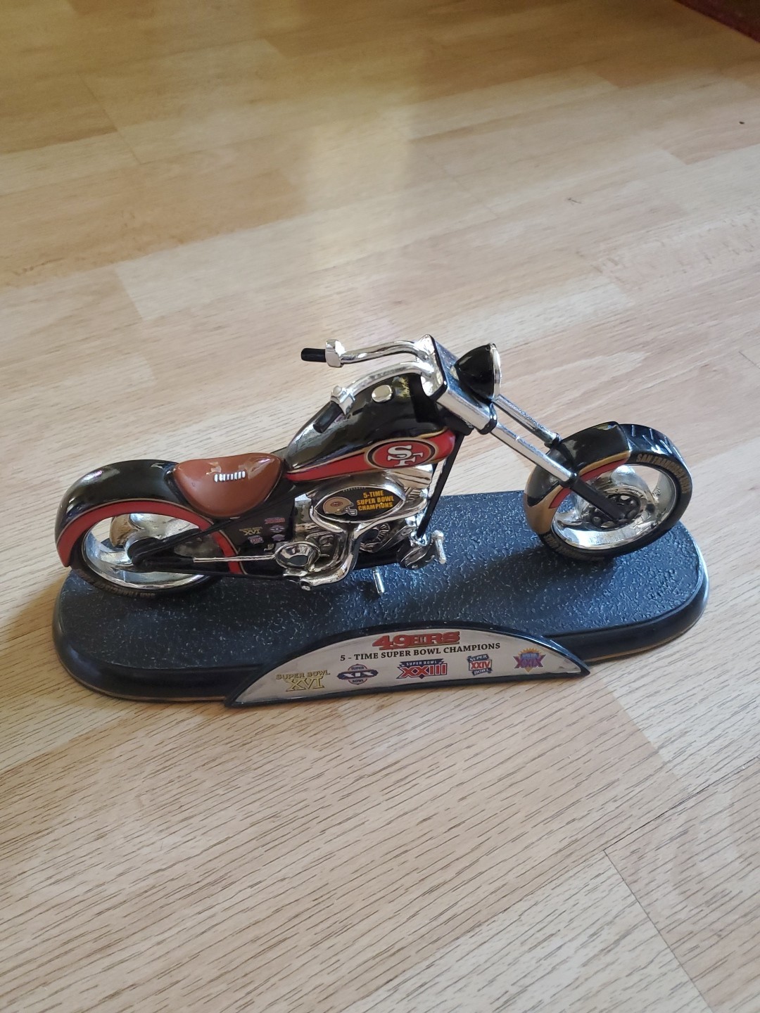 RARE Hamilton San Francisco 49ers Chopper Motorcycle