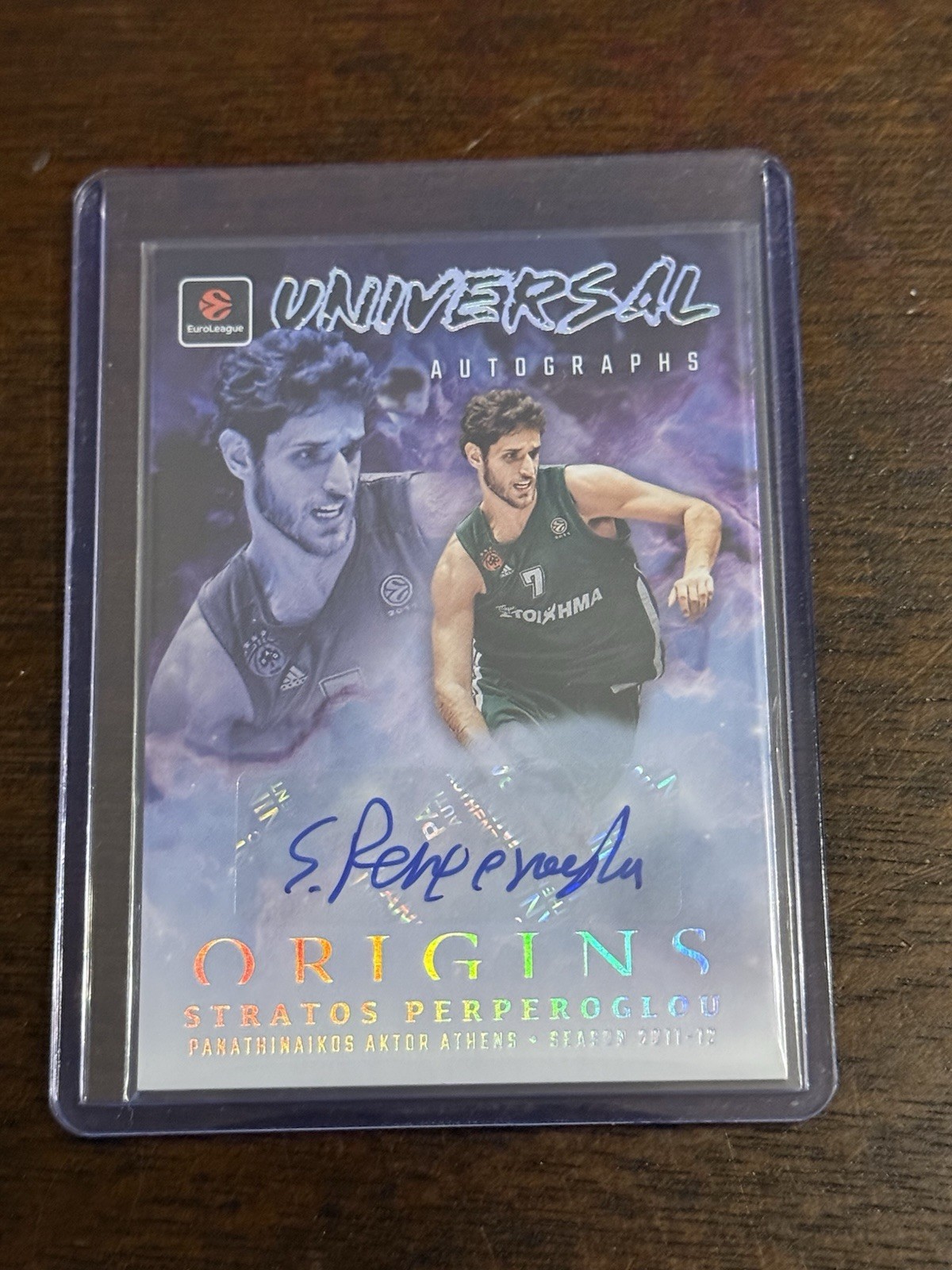 2025-26 Panini Origins Euroleague Stratos Perperoglou Universal Autograph Card