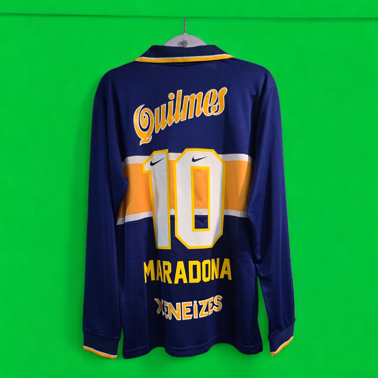 BOCA Jr. HOME 96/97 – Blue – MARADONA # 10 – 2XL (Run Small) – Jersey Retro