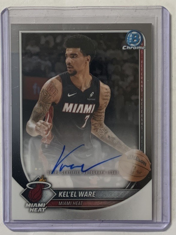 KEL’EL WARE Auto Chrome 2025-26 Bowman Basketball BCA-KW