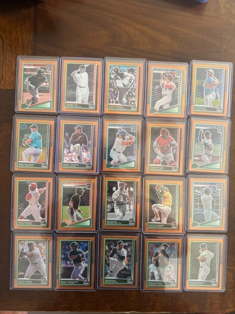 2025 Donruss 272 Card Color # Lot – Green, Purple, Orange, Red, Green SP CRAZY!