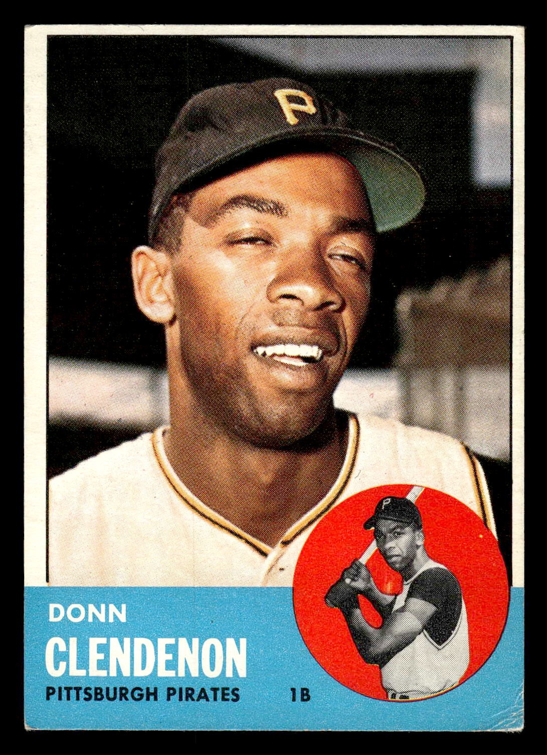 1963 Topps #477 Donn Clendenon – VG-VGEX *TedsCardShack*