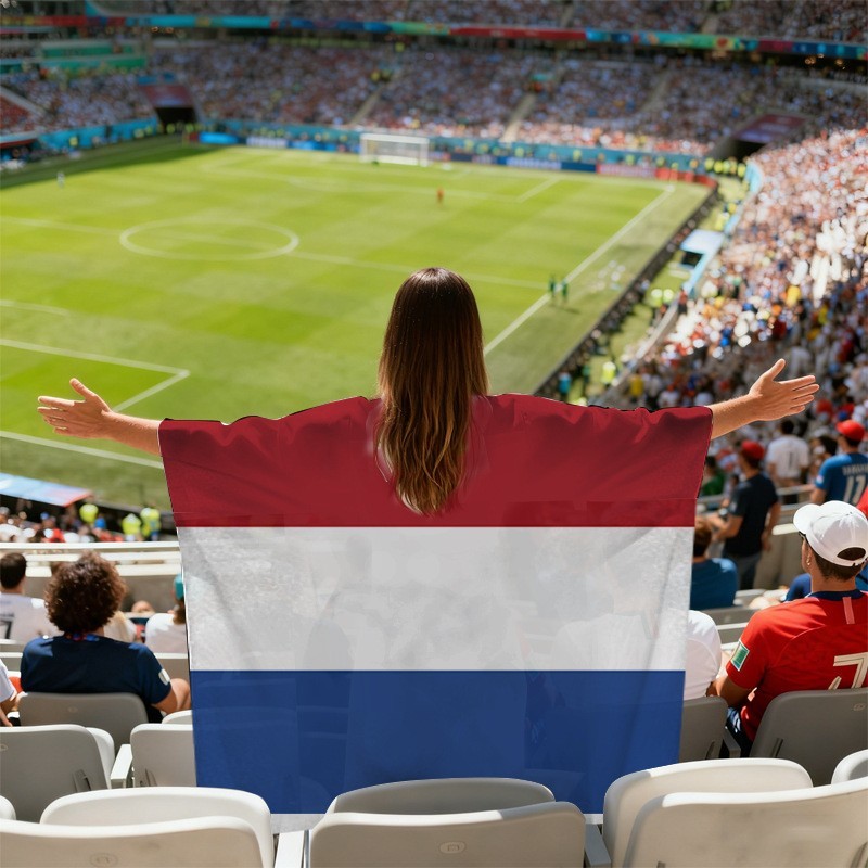 2026 FIFA World Cup fLAG Fan Cloak Flag Fans of Various Countries Cheering Team