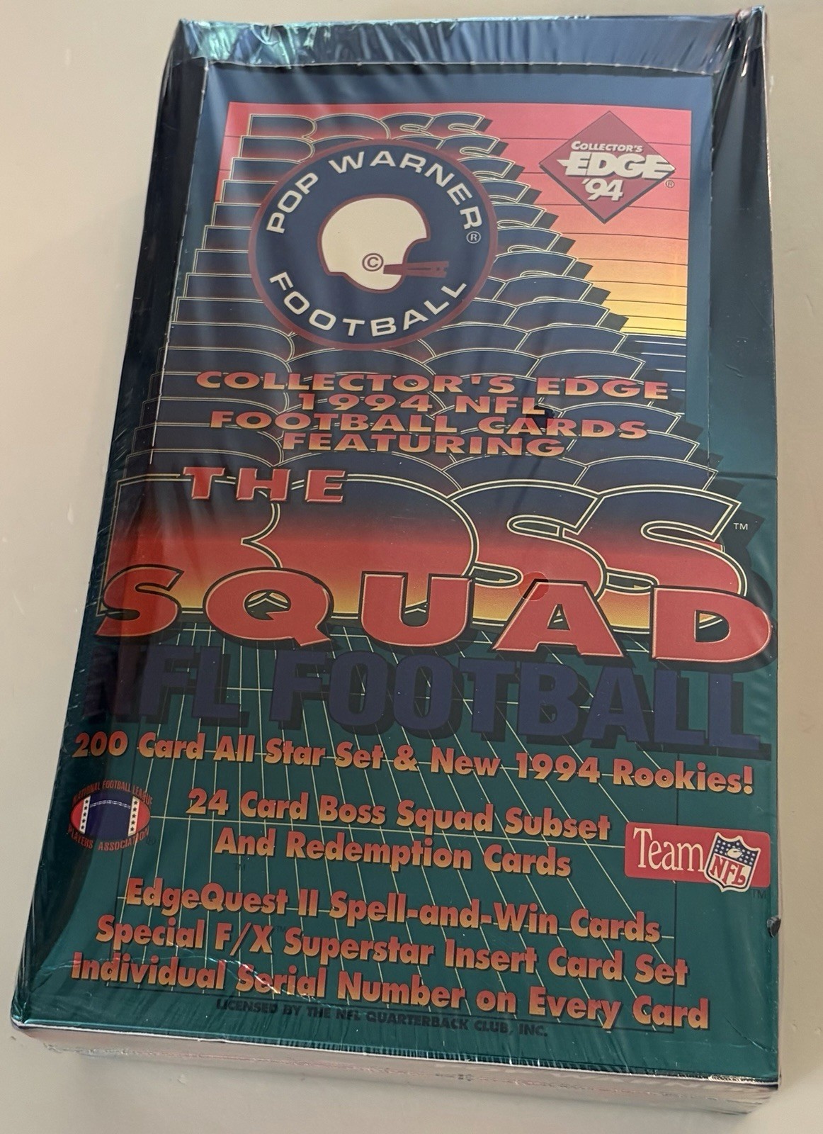 1994 Collectors Edge The Boss Squad Football Hobby Box Factory Sealed 24 Packs