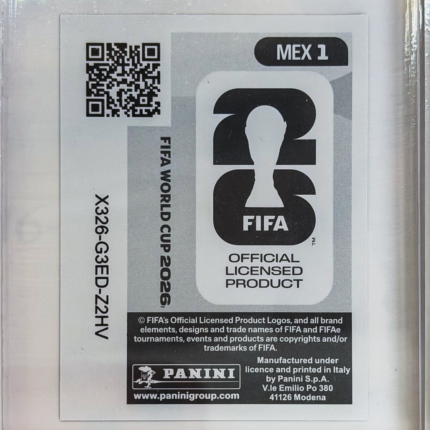 2026 Panini FIFA World Cup Mexico Emblem Holo Foil Sticker MEX 1 NM