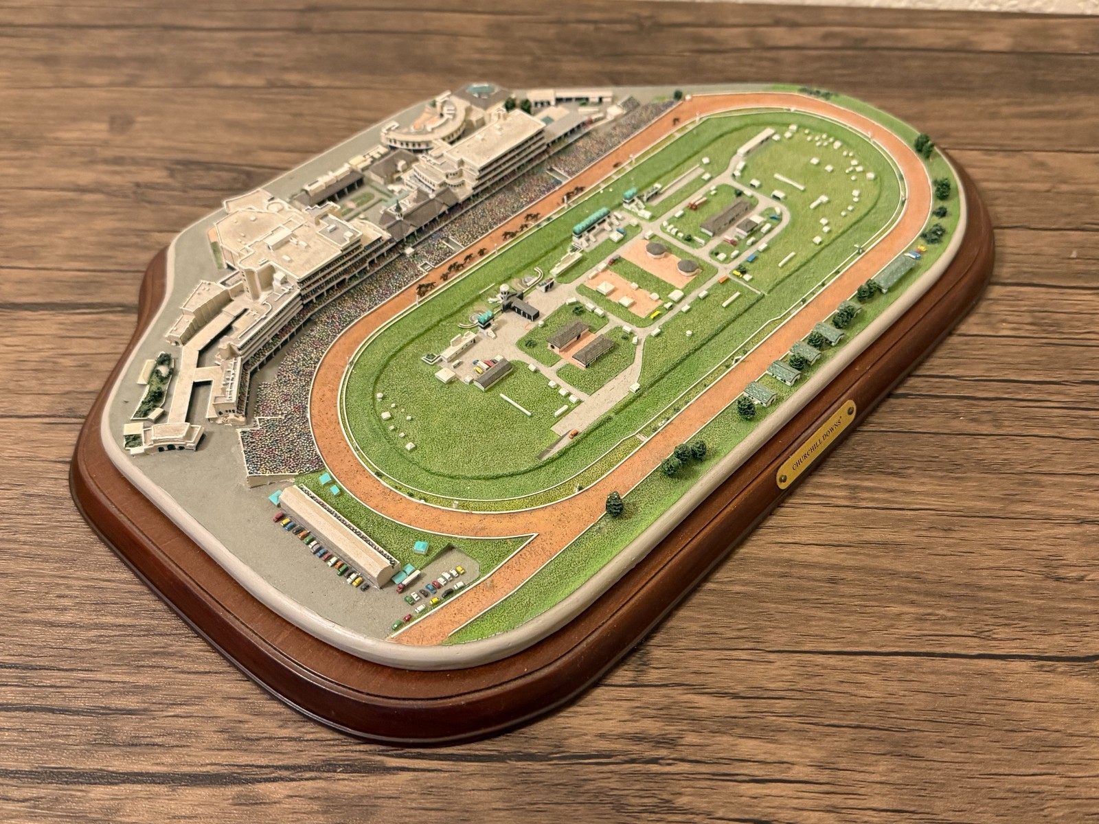 Danbury Mint Churchill Downs Horse Racing Replica Model