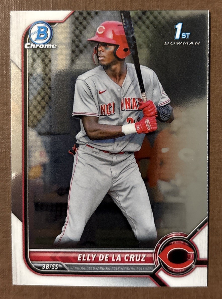 2022 Bowman Chrome Prospects Elly De La Cruz #BCP-50 1st Bowman Rookie RC Reds