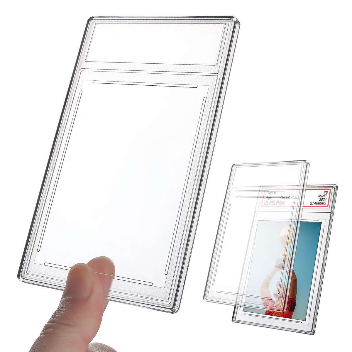5-50Pcs Empty Graded Card Holder 35PT Slab for Trading Sport Card Protector Case