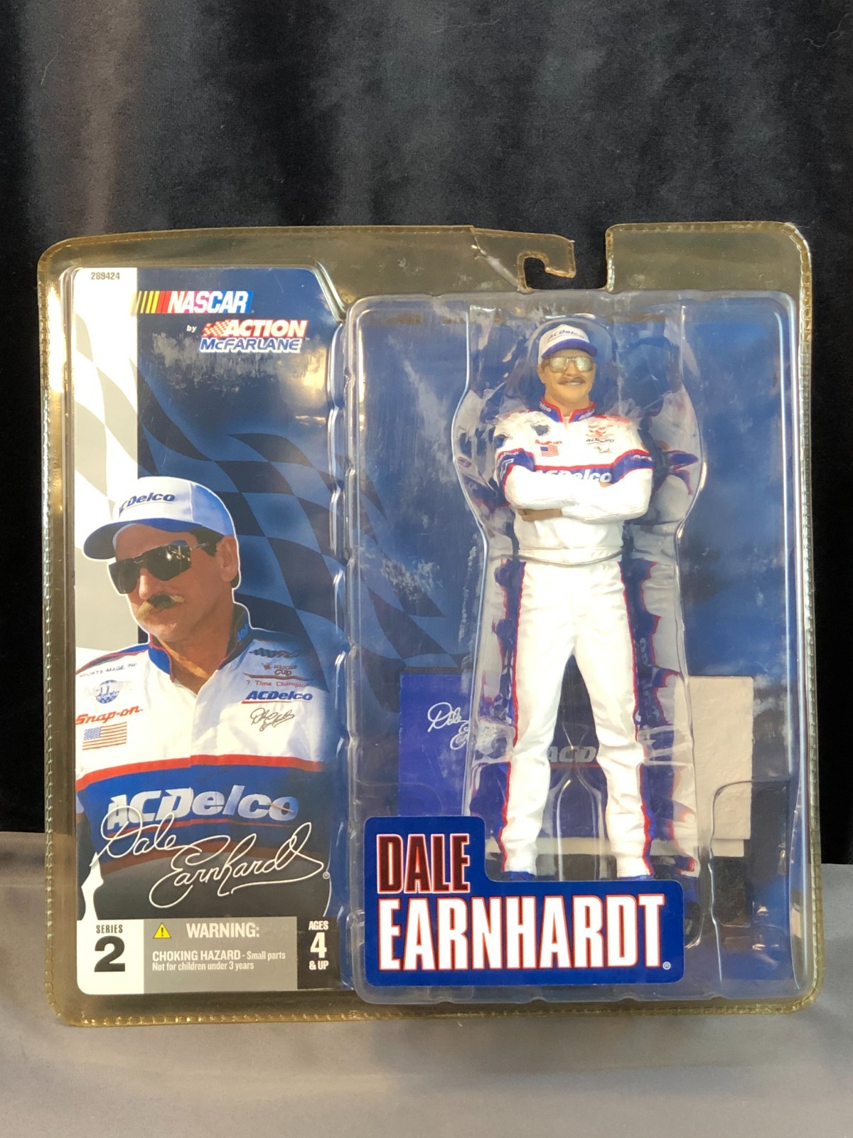 5 Action McFarlane DALE EARNHARDT SR/JR MARTIN TRUEX JR. Figure w/ Stand 6 1/2″