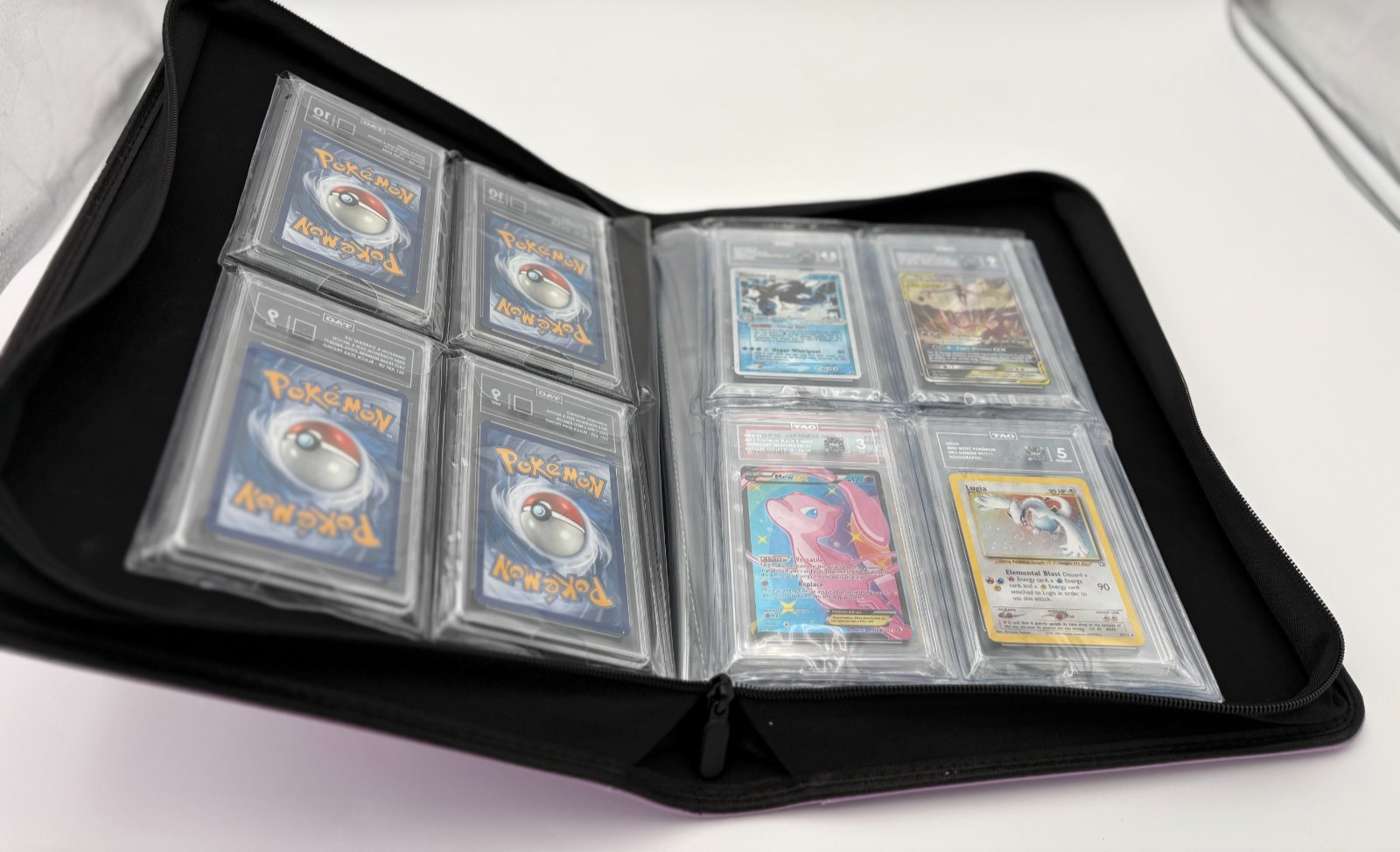 Graded Card Binder 40-Pocket for PSA, Tag, CGC 4 Pocket 10 pages