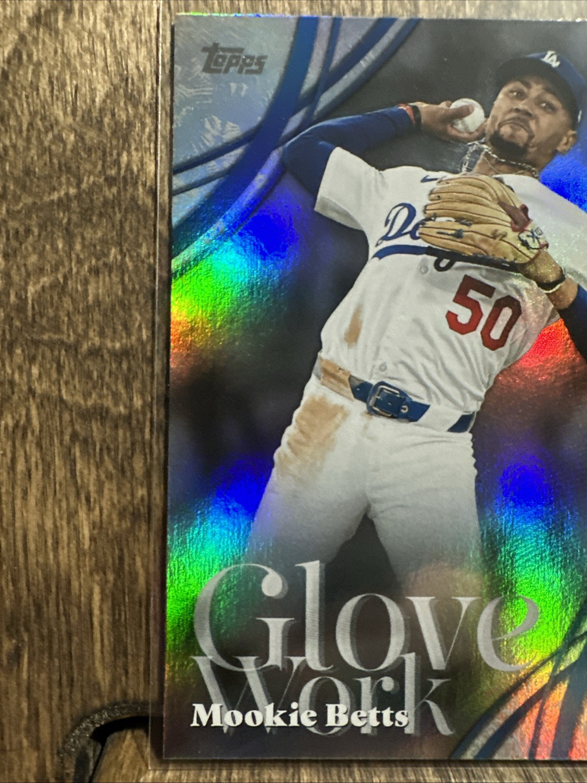 2026 Topps Series 2 Mookie Betts Glove Work #GW-20 Los Angeles Dodgers